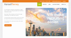 Desktop Screenshot of hanselltierney.com